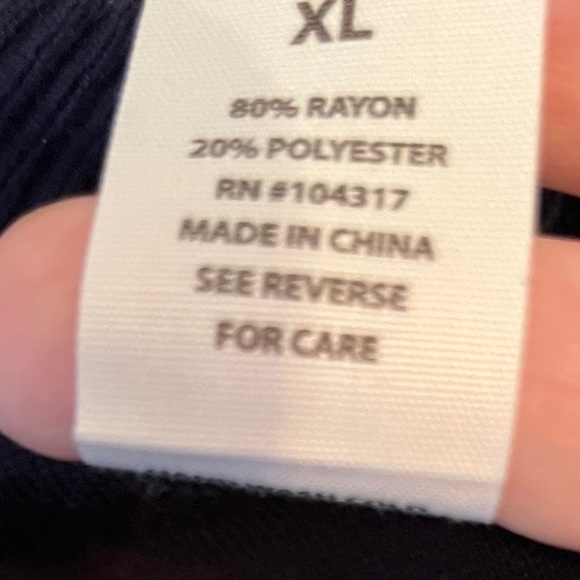 Navy Blue Long Sleeve Bodycon Sweater Dress XL NWT | Stretch Knit Mock Neck - Picture 12 of 14